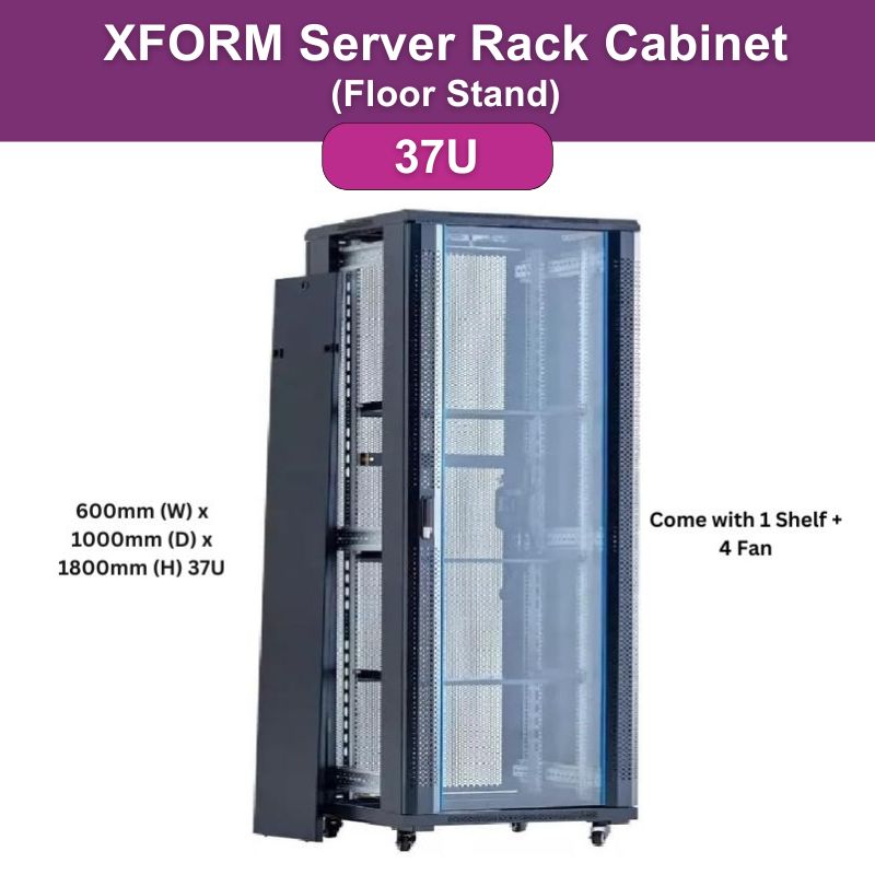Xform Floor Stand Server Rack Cabinet 37U