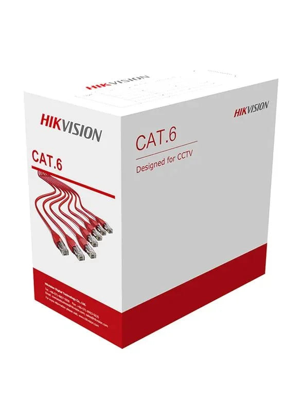 CAT6 CABLE-HIKVISION-DS-1LN6U-W/CCA-WHITE (305m)